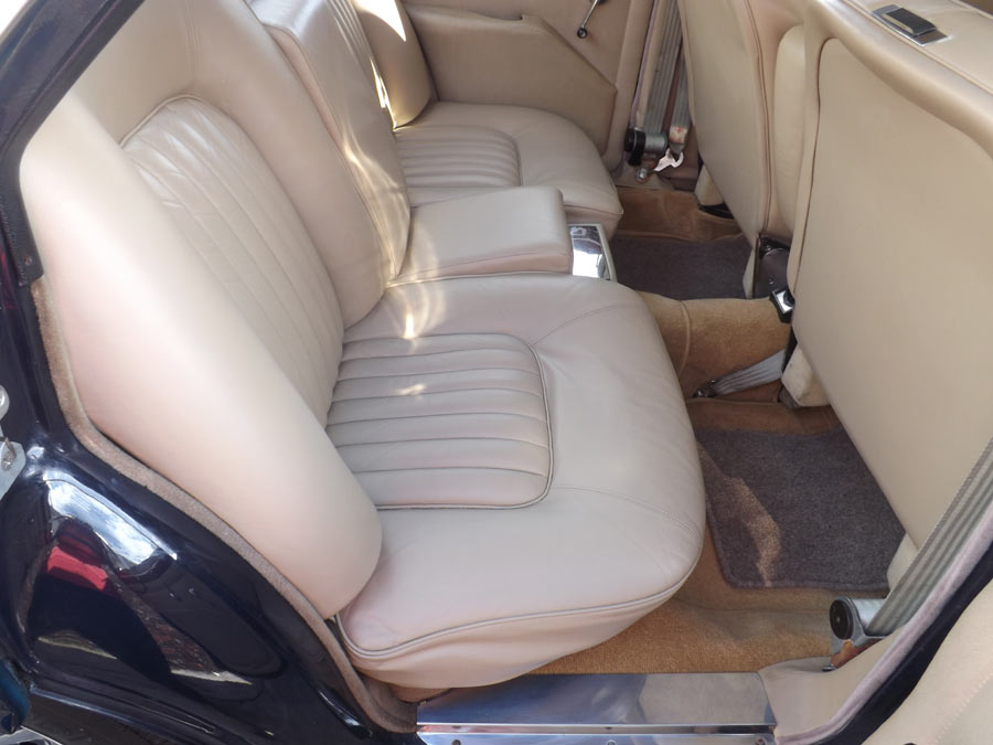 Rover P5B Leather Seat Restoration 17